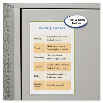 C-Line® Self-adhesive Shop Ticket Holders, Super Heavy, 25 Sheets, 5 X 8, 50-box freeshipping - TVN Wholesale